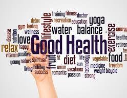 Words promoting good health education and wellness